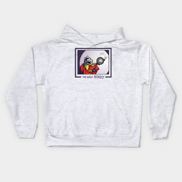 The Great Gonzo! Kids Hoodie by ActionNate